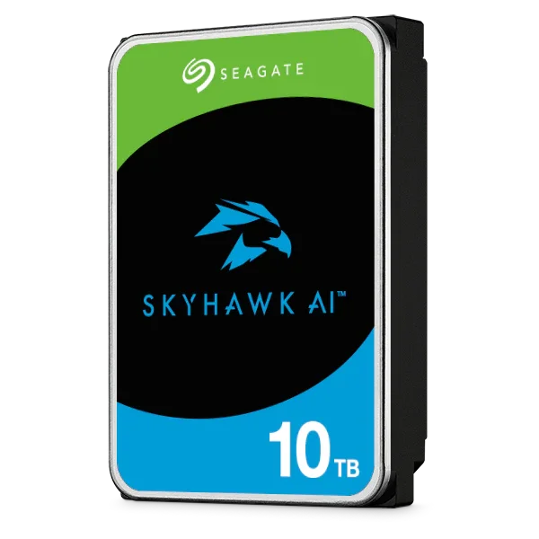 Seagate Skyhawk AI 10TB Video Internal Hard Drive HDD 3.5 Inch SATA 6Gb/s 256MB Cache for DVR NVR Security Camera System(ST10000VE001) - eBuy UAE